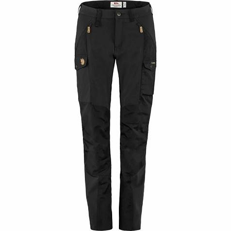 Fjällräven Women Nikka Hiking Pants Black PH251602 Philippines